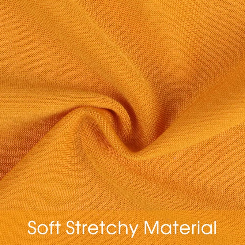 Desirable Life Pack of 50 Stretch Sequin Chair Sashes Chair Bands One-Sided Sequins Decor for Hotel Wedding Reception Party Event Chair Cover Decoration 4"x16" - Gold - Image 4